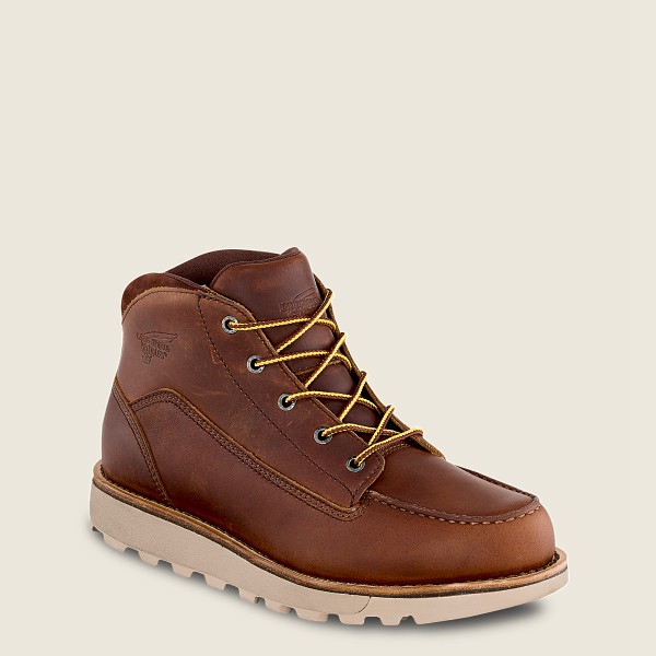 Red Wing Work Boots Traction Tred Lite - Waterproof Soft Toe Chukka - Brune - Herre 5980-TXCUJ